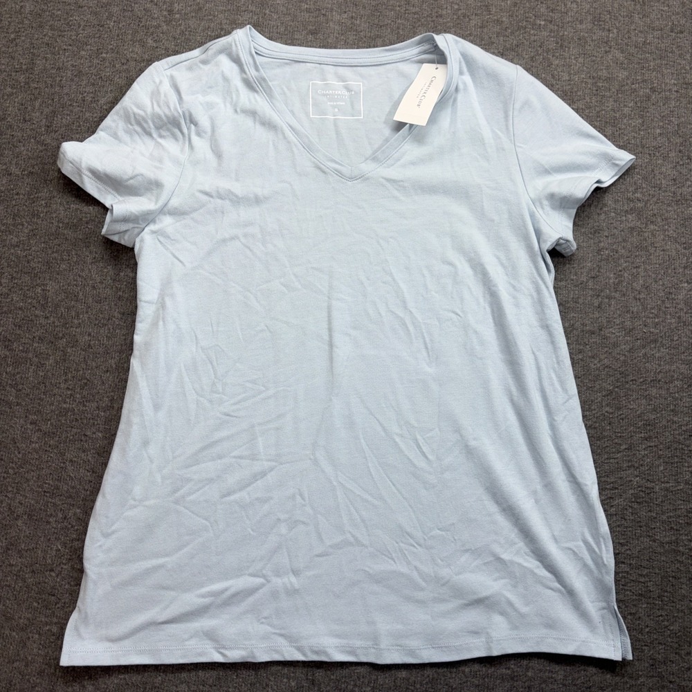 Charter Club Intimate Women's Sleep Shirt Size Small Blue‎